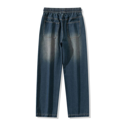 Quần Jeans Lưng Thun Nam Mập M-8XL Navy BS3267 Màu Xanh – Thoải Mái Vượt Trội, Phong Cách Mỹ Năng Động