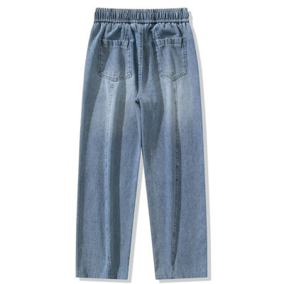 Quần Bò Nam Mập Dáng Đứng Ống Rộng Navy BS3269 – Màu Đen
