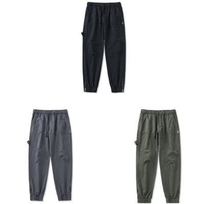 Quần Kaki Jogger Nam Mập 50kg-150kg Mẫu Mới Nhất, Vải Kaki Dày Co Giãn Nhẹ Thương Hiệu Navy BS3268-Đen