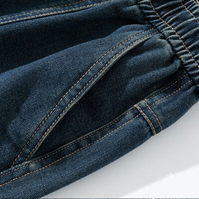 Quần Jeans Lưng Thun Nam Mập M-8XL Navy BS3267 Màu Xanh – Thoải Mái Vượt Trội, Phong Cách Mỹ Năng Động
