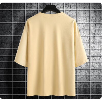 Áo Phông Big Size Nam 5XL-11XL Thun Cotton Dày Vừa Mềm Mại Co Giãn Thương Hiệu Navy BS3355-Màu Đen