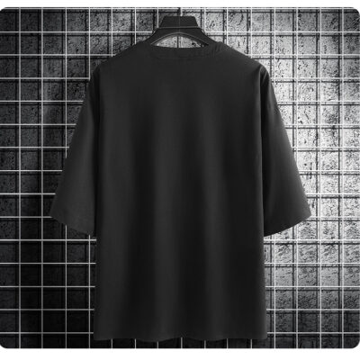 Áo Phông Big Size Nam 5XL-11XL Thun Cotton Dày Vừa Mềm Mại Co Giãn Thương Hiệu Navy BS3355-Màu Đen