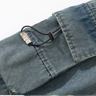 Quần Bò Túi Hộp Cở Lớn Kiểu Mỹ Từ M-8XL Quần Jeans Ống Rộng Chất Dày Vừa Mềm Chống Nhăn Thương Hiệu Navy BS3272 – Màu Đen