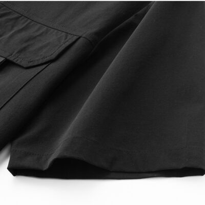 Áo Sơ Mi Nam Béo Từ 50kg-160kg Phong Cách Mỹ Chất Lụa Băng Lạnh Mềm Co Giãn Thương Hiệu Navy BS3305 – Màu Đen