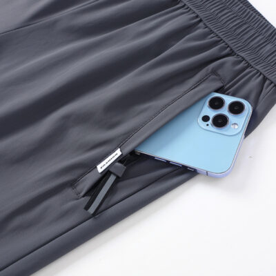 Quần Thun Lạnh Thể Thao M-7XL Vải Thun Lạnh Cao Cấp Co Giãn Mỏng Mát Thương Hiệu Navy BS3282 – Màu Xám Đậm