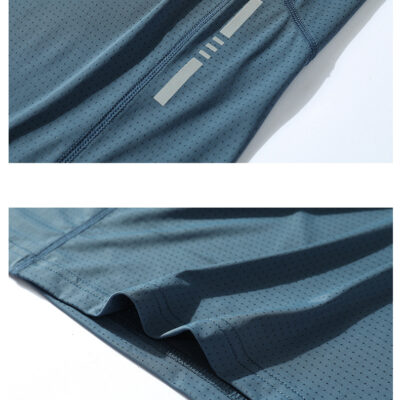 Bộ Quần Áo Thể Thao Nam Đủ Size Từ L-8XL Chất Thun Thể Thao Mỏng Mát Co Giãn Thương Hiệu Navy BS3298 – Bộ Đen+Xám