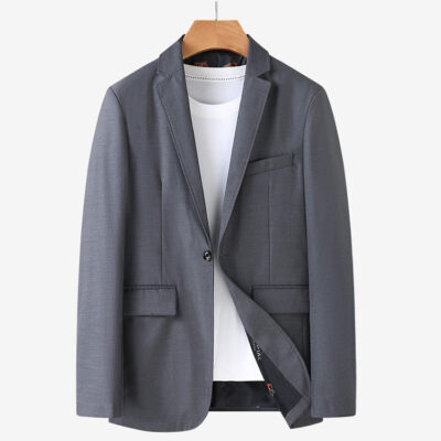 Áo Vest Nam Size Lớn Một Nút, Áo Vest Công Sở Cho Người Béo Cỡ Lớn Với Chất Vải Chuyên Dụng Mịn Mát Dày Ít Nhăn Thương Hiệu Navy BS3289 – Màu GrayC