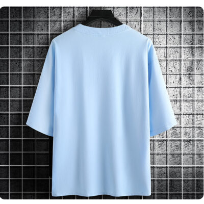 Áo Phông Big Size Nam 5XL-11XL Thun Cotton Dày Vừa Mềm Mại Co Giãn Thương Hiệu Navy BS3355-Màu Đen
