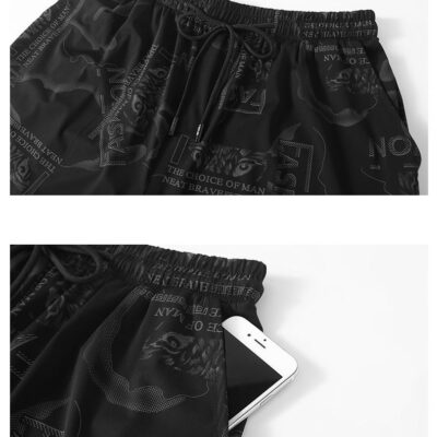 Quần Short Nam Big Size Thun Lạnh Thể Thao Mỏng Mát Co Giãn Thương Hiệu Navy BS3344-Hình Đường Ngắn