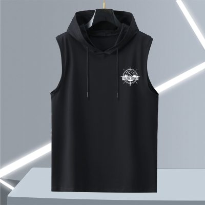 Áo Hoodie Big Size Nam 5XL-10XL Mỏng Mát Co Giãn Thương Hiệu Navy BS3354-Trắng Snow Mountain
