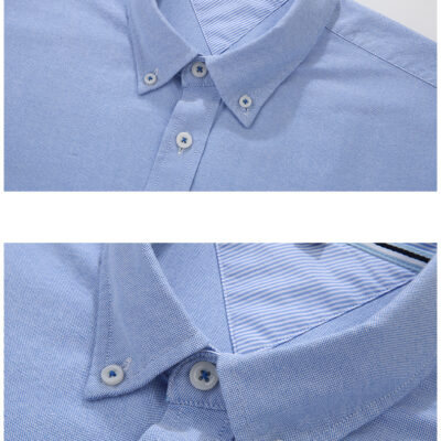 Áo Sơ Mi Nam Big Size Vải Oxford Chất Cotton Mềm Mát Dày Vừa Co Giãn Nhẹ Thương Hiệu Navy BS3339 – Màu Tím