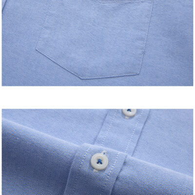 Áo Sơ Mi Nam Big Size Vải Oxford Chất Cotton Mềm Mát Dày Vừa Co Giãn Nhẹ Thương Hiệu Navy BS3339 – Màu Tím