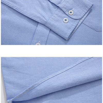 Áo Sơ Mi Nam Big Size Vải Oxford Chất Cotton Mềm Mát Dày Vừa Co Giãn Nhẹ Thương Hiệu Navy BS3339 – Màu Tím