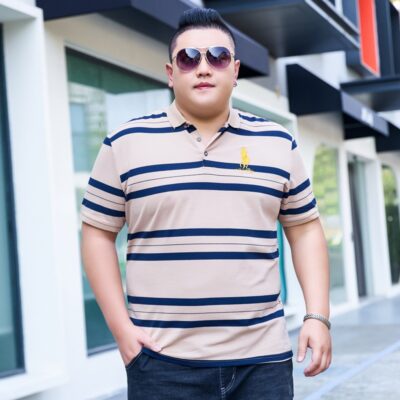 Áo Cổ Bẻ Nam Béo Vải Cotton Mềm Mịn Co Giãn Thấm Hút Mồ Hôi Tốt Thương Hiệu Navy BS3338 – TX364