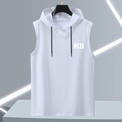 Áo Hoodie Big Size Nam 5XL-10XL Mỏng Mát Co Giãn Thương Hiệu Navy BS3354-Trắng Snow Mountain