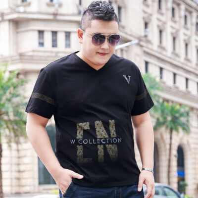 Áo Thun Big Size Nam Vải Cotton Co Giãn Dày Vừa Thoáng Mát Thấm Hút Mồ Hôi Thương Hiệu Navy BS3334 – DX136
