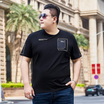 Áo Thun Big Size Nam Vải Cotton Co Giãn Dày Vừa Thoáng Mát Thấm Hút Mồ Hôi Thương Hiệu Navy BS3334 – DX136