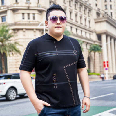 Áo Thun Big Size Nam Vải Cotton Co Giãn Dày Vừa Thoáng Mát Thấm Hút Mồ Hôi Thương Hiệu Navy BS3334 – DX136