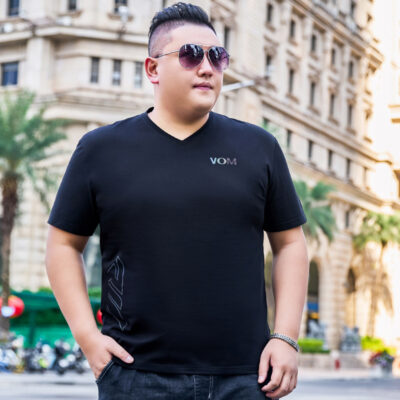 Áo Thun Big Size Nam Vải Cotton Co Giãn Dày Vừa Thoáng Mát Thấm Hút Mồ Hôi Thương Hiệu Navy BS3334 – DX136