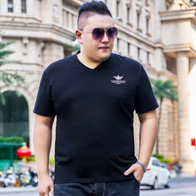 Áo Thun Big Size Nam Vải Cotton Co Giãn Dày Vừa Thoáng Mát Thấm Hút Mồ Hôi Thương Hiệu Navy BS3334 – DX136