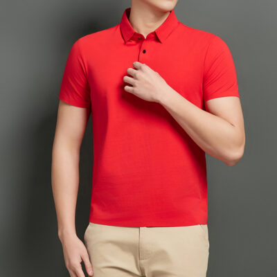 Áo Thun Cổ Bẻ Nam Béo Size Từ M-8XL Vải Thun Thể Thao Mỏng Mát Co Giãn Thương Hiệu Navy BS3330 – Màu Xám TB