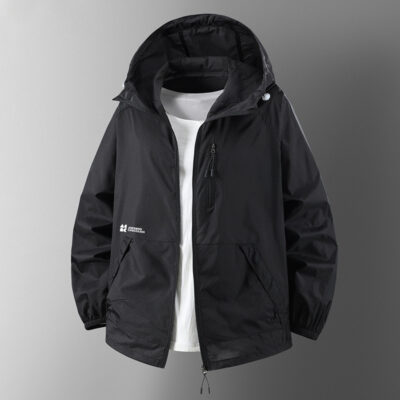 Áo Khoác Chống Nắng Big Size Nam 5XL-11XL Mỏng Nhẹ Mát Ít Giãn Thương Hiệu Navy BS3353-Màu Xám
