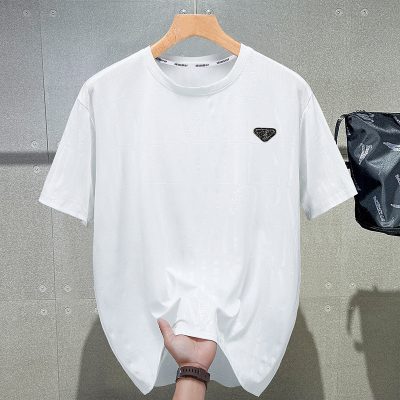 Áo Phông Big Size Nam 5XL-11XL Thun Cotton Dày Vừa Mềm Mại Co Giãn Thương Hiệu Navy BS3355-Màu Đen