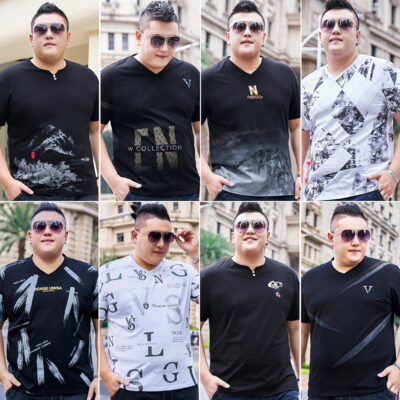 Áo Thun Big Size Nam Vải Cotton Co Giãn Dày Vừa Thoáng Mát Thấm Hút Mồ Hôi Thương Hiệu Navy BS3334 – DX136
