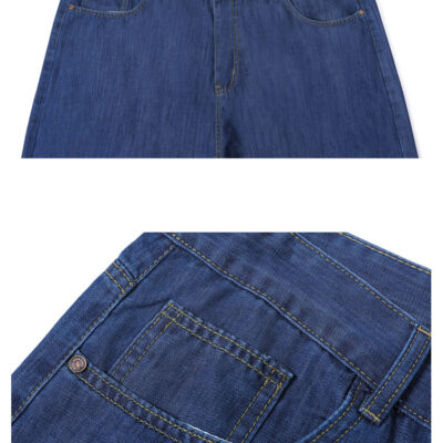 Quần Short Bò Nam Navy Size Đại (29-42) – Dáng Rộng Thoải Mái, Mỏng Nhẹ Navy BS3292-Xanh Nhạt