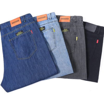 Quần Short Bò Nam Navy Size Đại (29-42) – Dáng Rộng Thoải Mái, Mỏng Nhẹ Navy BS3292-Xanh Nhạt