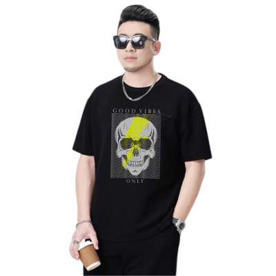 Áo Thun Big Size Nam Navy BSX1559-Cam – Cotton 4 Chiều Thoáng Khí Mùa Hè