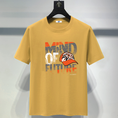 Áo Thun Nam Big Size Navy BSX1553-Vàng – Form Rộng, Mềm Mịn