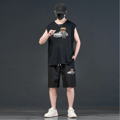 Bộ Quần Áo Ba Lỗ Big Size Navy BSX1581 Đen: Thoải Mái Đỉnh Cao, Phù Hợp Mọi Vóc Dáng
