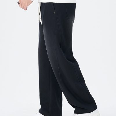 Quần Thun Cỡ Lớn Ống Đứng Phong Cách Nhật Bản Mẫu Mới Vải Thun Dày Co Giãn BS3382