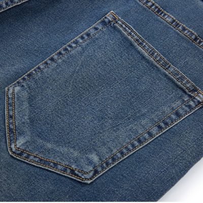 Quần Short Denim Co Giãn Thoải Mái BS3390 Xanh