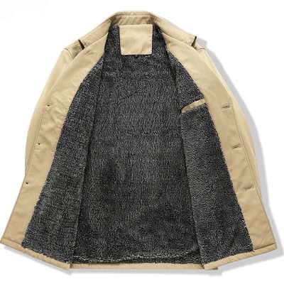 Áo Khoác Kaki Dáng Dài Sang Trọng Cá Tính BS3412 Màu Xanh Đậm 8805