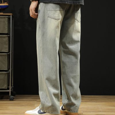 Quần Ống Rộng Cỡ Lớn Kiểu Hồng Kong Vải Mềm Thoáng Khí BS3372 Màu Đen