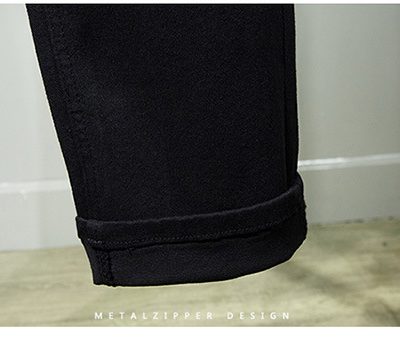 Quần Bò Rách Cho Nam Béo Quần Lưng Thun Ống Nhỏ Vải Mềm Co Giãn Nhẹ BS3391 Trắng