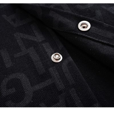 Áo Khoác Denim Big Size Cá Tính Vải Mềm Dày Vừa Giãn Nhẹ BS3380 Đen