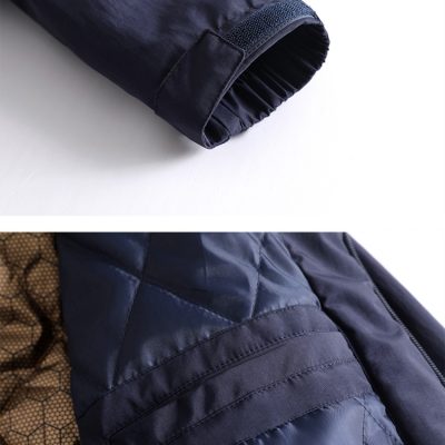 Áo Khoác Lót Bông BS3408 Màu Xám Đậm