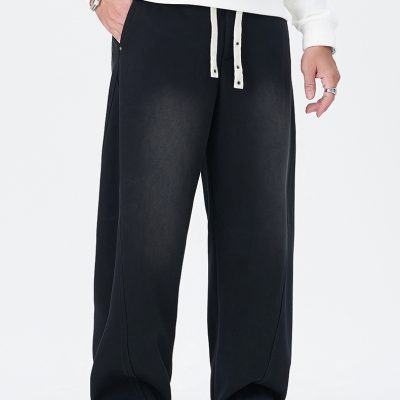 Quần Thun Cỡ Lớn Ống Đứng Phong Cách Nhật Bản Mẫu Mới Vải Thun Dày Co Giãn BS3382