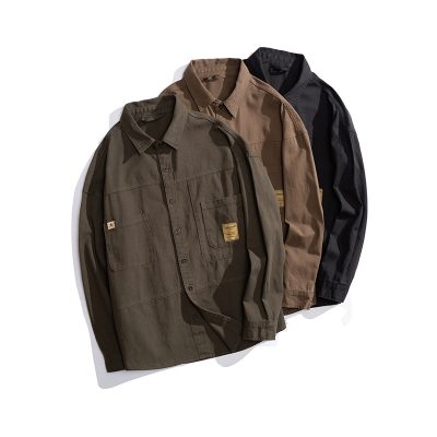 Áo Khoác Kaki Sớ Jeans Cở Lớn Vải Mềm Mại Dày Vừa BS3383 Màu Xanh Quân Đội