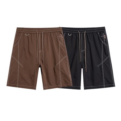 Quần Đùi Cho Nam Béo Vải Gió Mềm Mịn Co Giãn Thoải Mái BS3386 Màu Đen