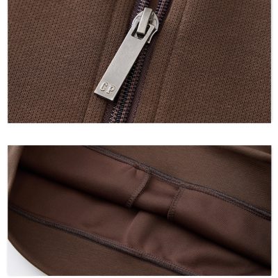 Áo Nỉ Nam Mập Lót Lông Ấm Áp Cổ Khóa Kéo BS3415 Màu Xám Đậm