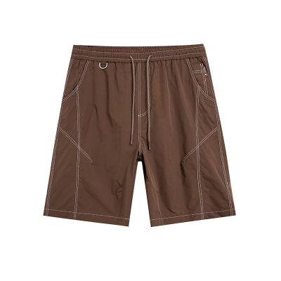 Quần Đùi Cho Nam Béo Vải Gió Mềm Mịn Co Giãn Thoải Mái BS3386 Màu Đen