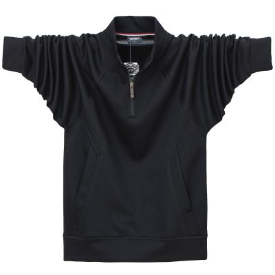 Áo Nỉ Nam Mập Lót Lông Ấm Áp Cổ Khóa Kéo BS3415 Màu Xám Đậm