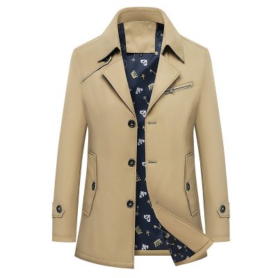 Áo Khoác Kaki Dáng Dài Sang Trọng Cá Tính BS3412 Màu Xanh Đậm 8805