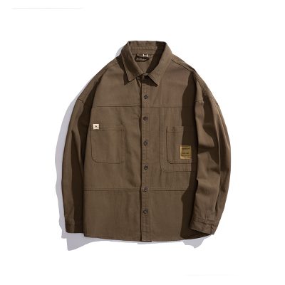 Áo Khoác Kaki Sớ Jeans Cở Lớn Vải Mềm Mại Dày Vừa BS3383 Màu Xanh Quân Đội