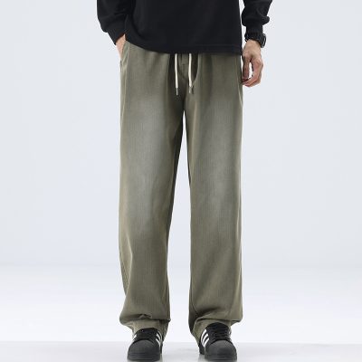 Quần Bò Ống Rộng Size Lớn Vải Mềm Co Giãn Nhẹ BS3371 Xanh