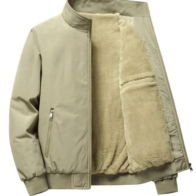 Áo Khoác Gió Lót Lông Đủ Size Từ M-8XL BS3402 Màu Đen